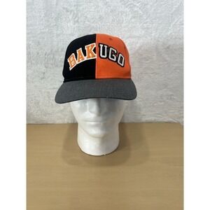 My‎ Hero Academia Bakugo UA Snapback Hat Crunchyroll Anime Orange Black